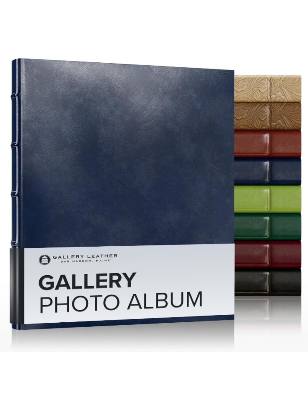 Leather Photo Album for 4x6 Pictures - Slip-In Pockets & Writing Space, Keepsake